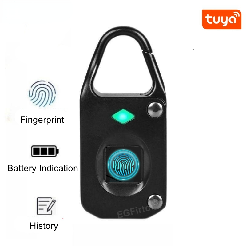 Outdoor Sport Backpack - Tuya Bluetooth Mini Fingerprint Smart Padlock