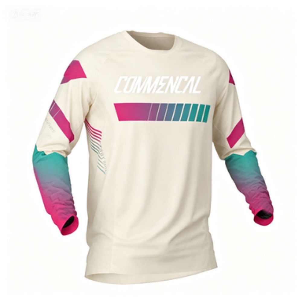 Outdoor Sports - Sporty Long-Sleeve T-Shirt with Trendy Print