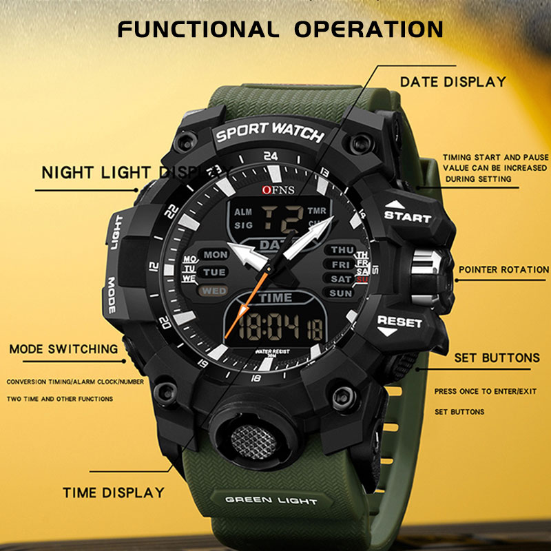 Top Brand Men Quartz Watches G - огляд і ціна Outdoor Sport Brand