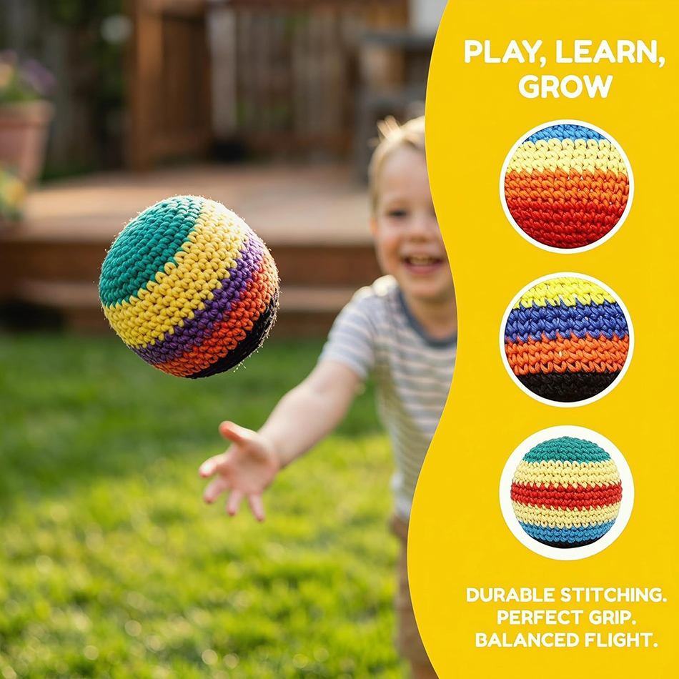 Soft Footbag Hack Sandbag Ball - огляд і ціна Outdoor Sport Activities For Kids