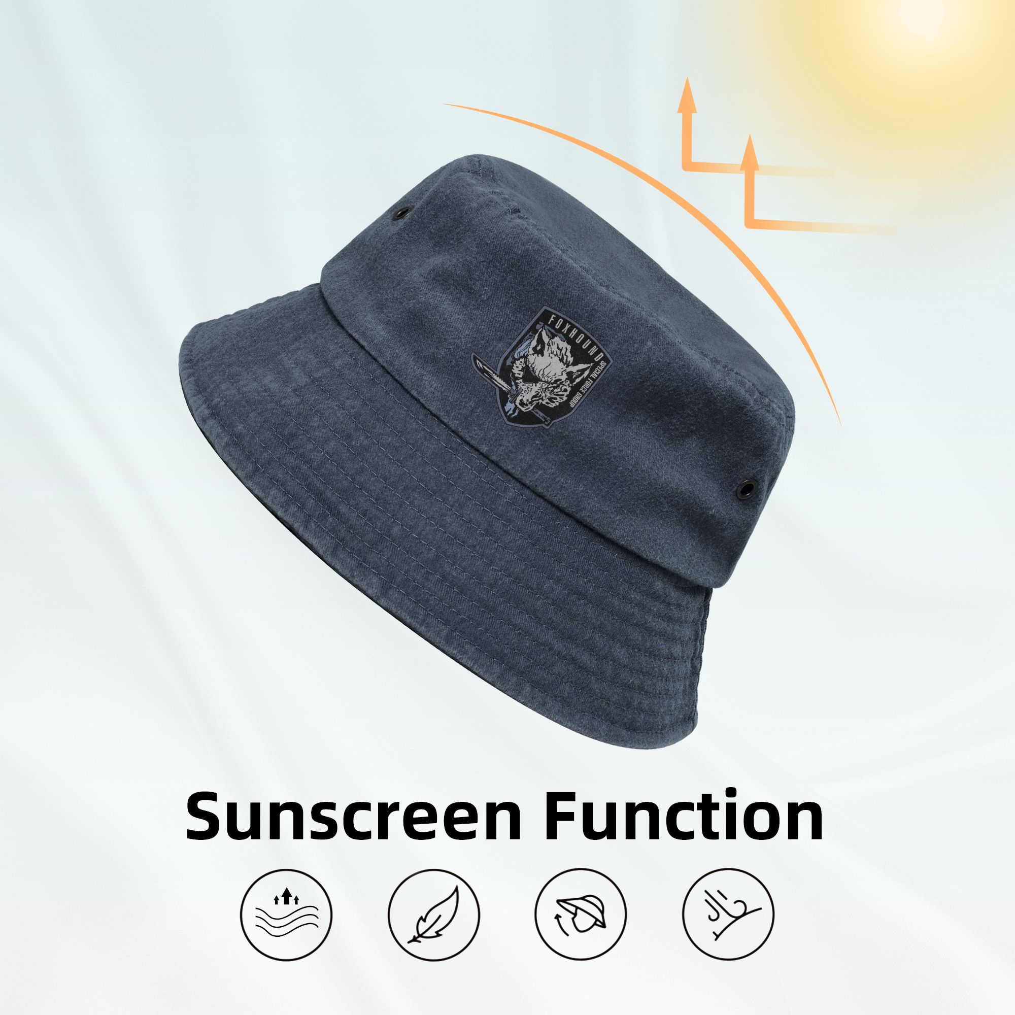 Women Bucket Hat Metal Gear So - огляд і ціна Outdoor Sport Ideas