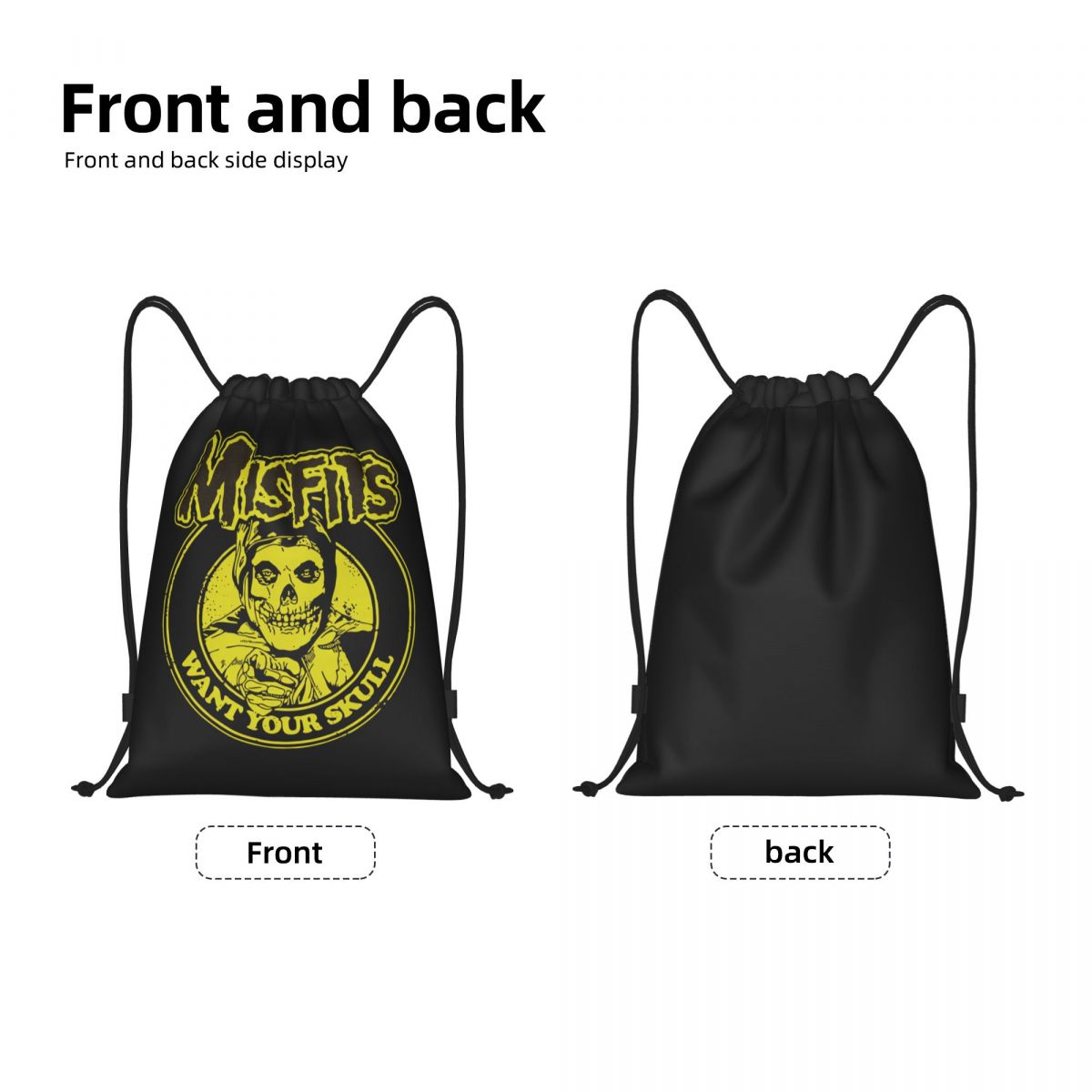 Horror Rock Roll Misfits Skull - огляд і ціна Outdoor Sport Backpack