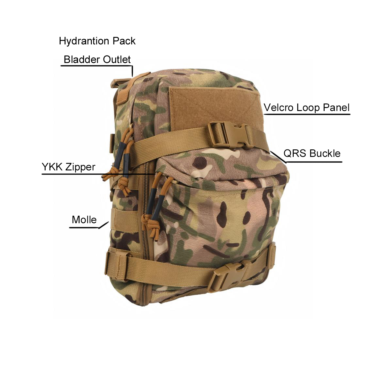 Mini Hydration Bag Outdoor Tac - огляд і ціна Outdoor Sport Backpack