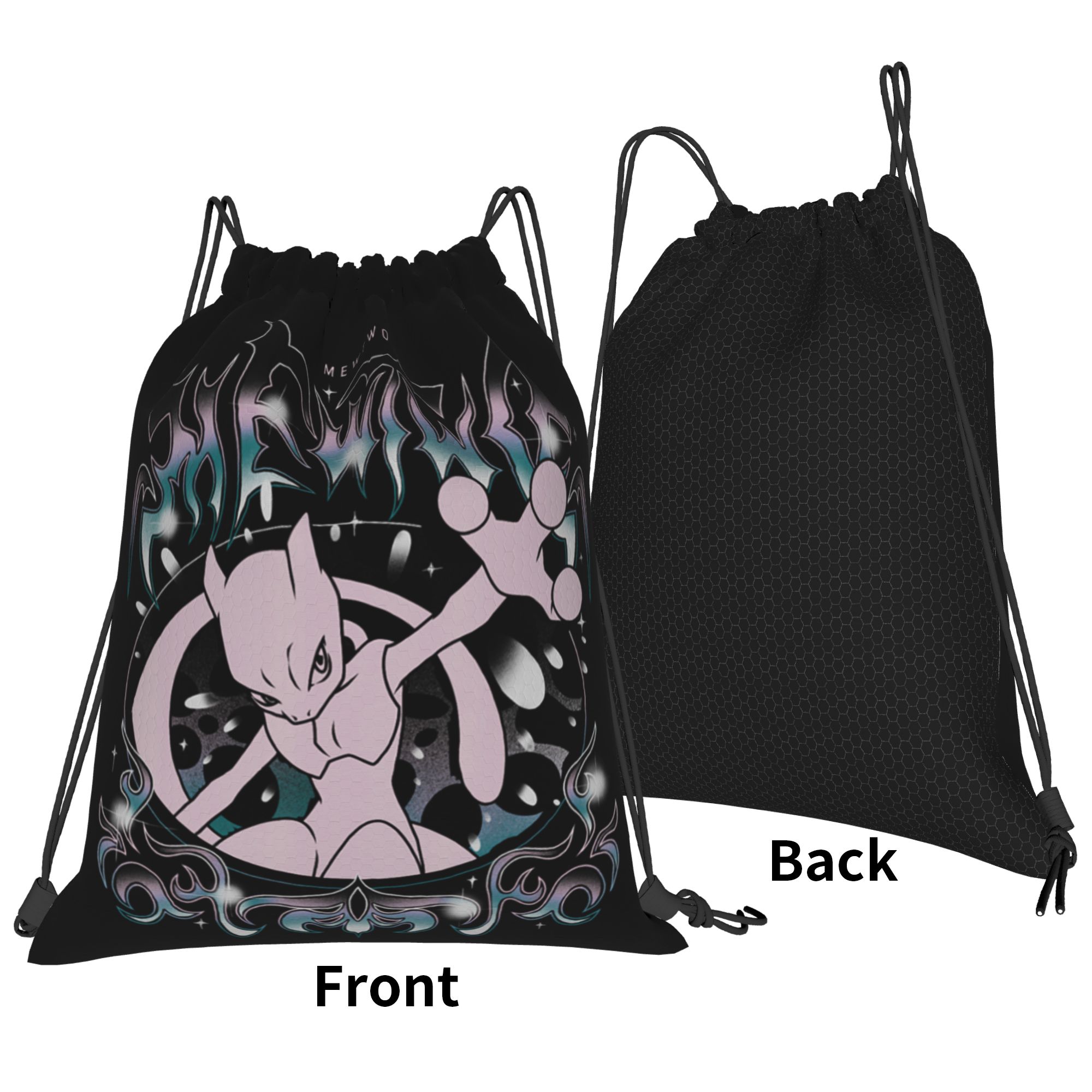 Mewtwo Grunge Oversized Pokemo - огляд і ціна Outdoor Sport Backpack