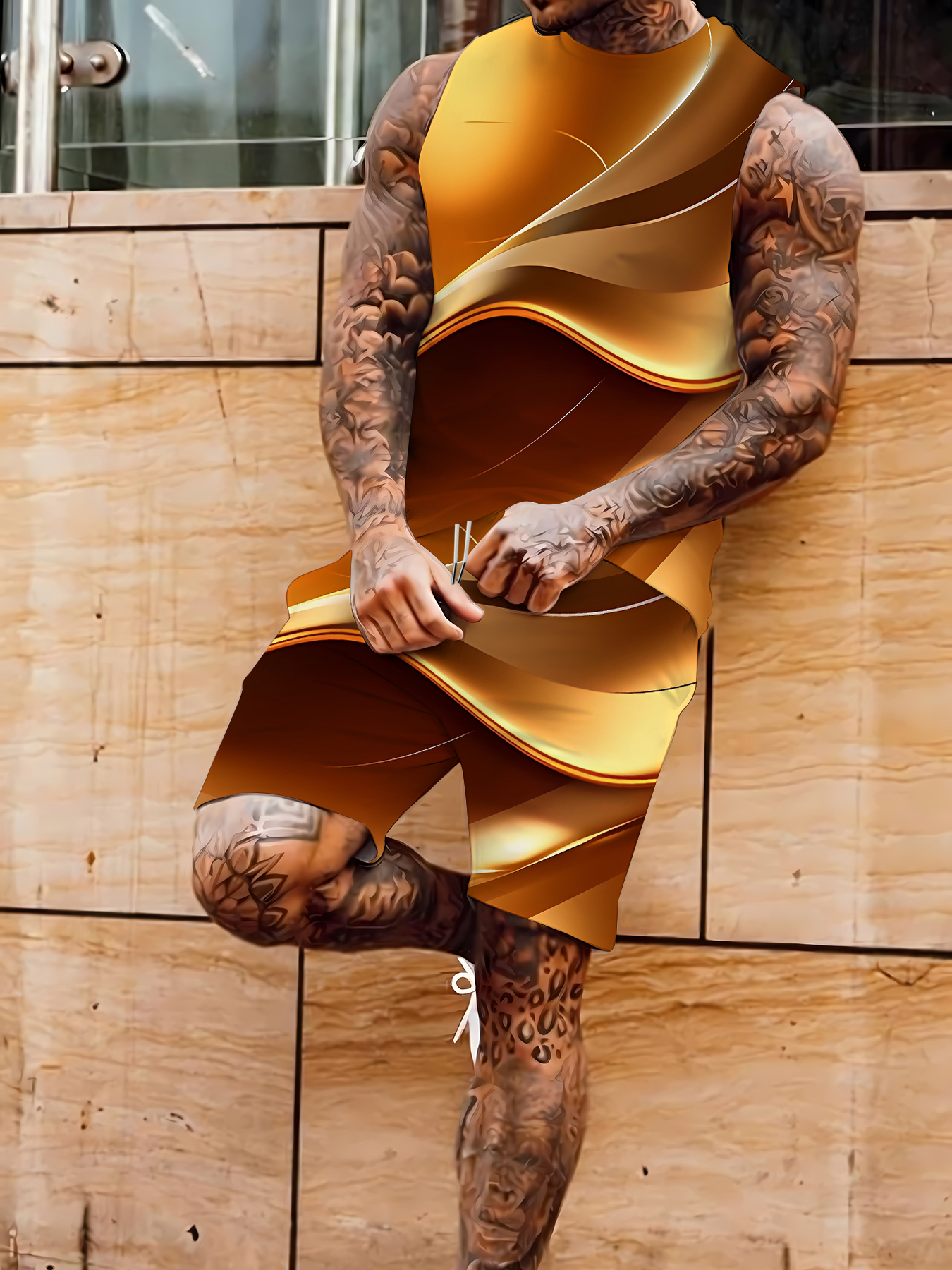 Men's Breathable Mesh Tank Top - огляд і ціна Outdoor Sports