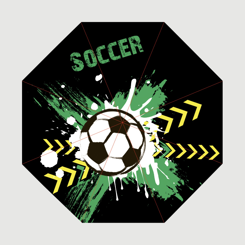Football Sport Windproof Trave - огляд і ціна Outdoor Sports Umbrella