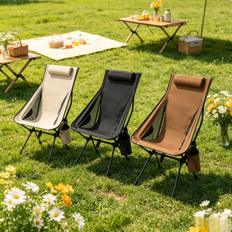 3 Colors Foldable High Back Ca - огляд і ціна Outdoor Sport Chairs