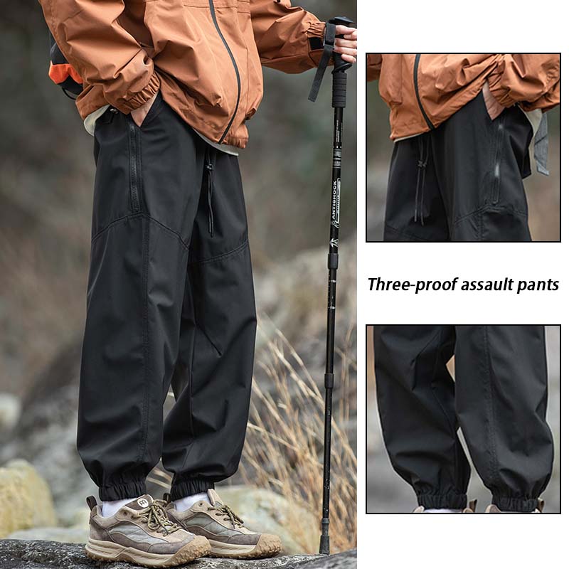 Men's Splicing Design Waterpro - огляд і ціна Outdoor Sport Waterproof Pants