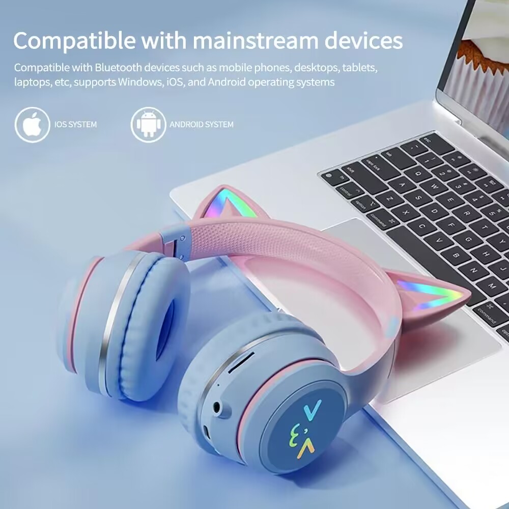 wireless Headphones RGB cute c - огляд і ціна Outdoor Sport Activities For Kids