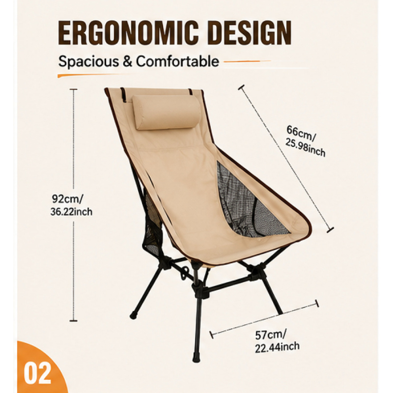 Portable Folding Camping Chair - огляд і ціна Outdoor Sport Chairs
