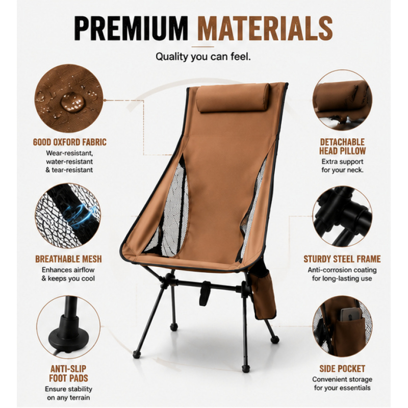 Thick Padded Headrest Lightwei - огляд і ціна Outdoor Sport Chairs
