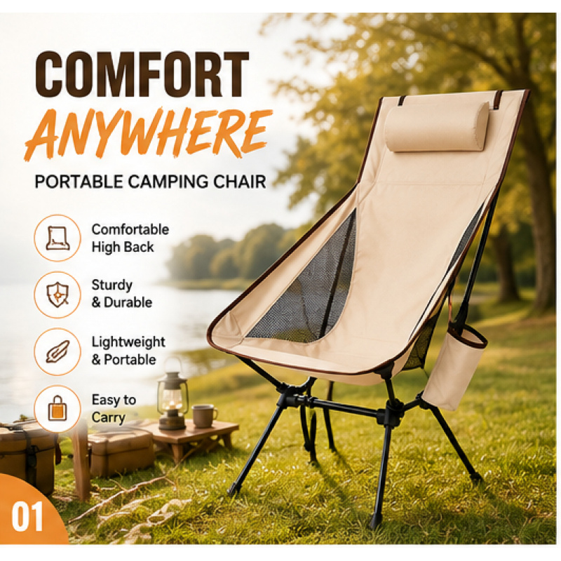 Westtune Portable Folding Camp - огляд і ціна Outdoor Sport Chairs